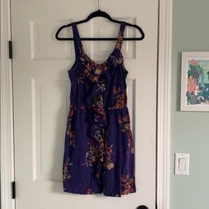 Purple Floral Dress